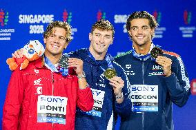 Maxime Grousset Wins Gold at World Aquatics Championships - Singapore