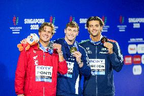 Maxime Grousset Wins Gold at World Aquatics Championships - Singapore