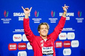 Maxime Grousset Wins Gold at World Aquatics Championships - Singapore