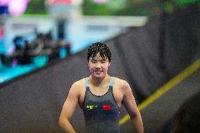 Yu Zidi At Singapore World Aquatics Championships