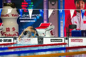 Yu Zidi At Singapore World Aquatics Championships