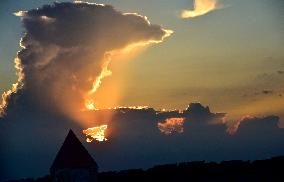 Sunset View in Zaozhuang