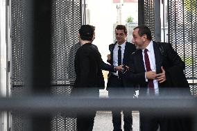 Telegram CEO Pavel Durov Leaves the Paris Criminal Court  - France