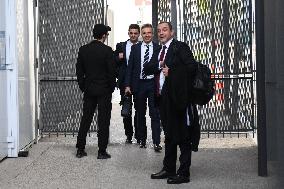 Telegram CEO Pavel Durov Leaves the Paris Criminal Court  - France
