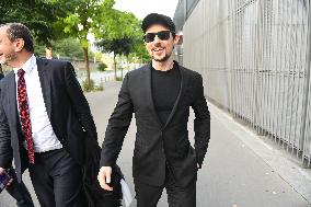 Telegram CEO Pavel Durov Leaves the Paris Criminal Court  - France