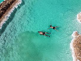 Siwa Oasis Salt Lake - Egypte