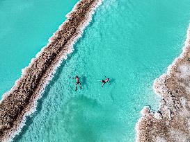 Siwa Oasis Salt Lake - Egypte