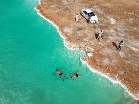 Siwa Oasis Salt Lake - Egypte