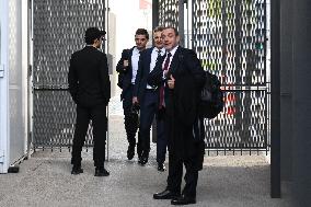 Telegram CEO Pavel Durov Leaves the Paris Criminal Court  - France