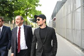 Telegram CEO Pavel Durov Leaves the Paris Criminal Court  - France