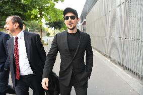 Telegram CEO Pavel Durov Leaves the Paris Criminal Court  - France