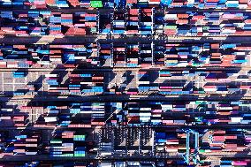 Qingdao Port Container Trade