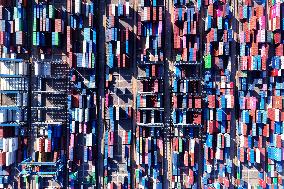 Qingdao Port Container Trade