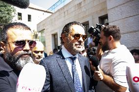 Rare Appearance Of Lebanese Singer Fayrouz At Her Son’s Funeral - Bikfaya