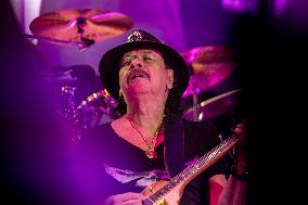 Santana performs at Botanical Nights - Spain
