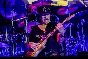 Santana performs at Botanical Nights - Spain
