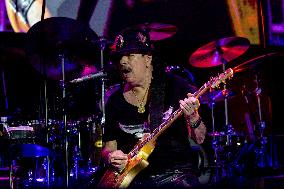 Santana performs at Botanical Nights - Spain