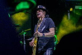 Santana performs at Botanical Nights - Spain