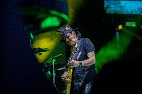 Santana performs at Botanical Nights - Spain