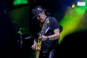 Santana performs at Botanical Nights - Spain