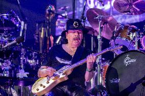Santana performs at Botanical Nights - Spain