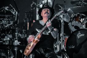 Santana performs at Botanical Nights - Spain