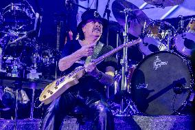Santana performs at Botanical Nights - Spain