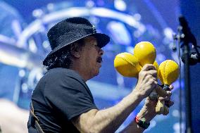 Santana performs at Botanical Nights - Spain
