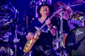 Santana performs at Botanical Nights - Spain