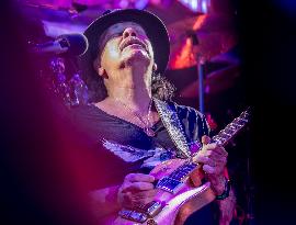 Santana performs at Botanical Nights - Spain