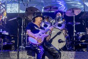 Santana performs at Botanical Nights - Spain