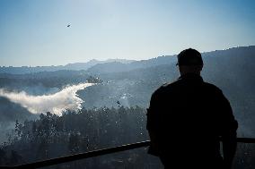 Situation 2 Declared for Active Fire in Salvaterra do Mino - Spain