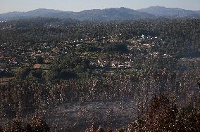 Situation 2 Declared for Active Fire in Salvaterra do Mino - Spain