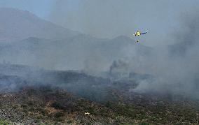 Fire Outbreak in El Tanque Troops Mobilized - Spain