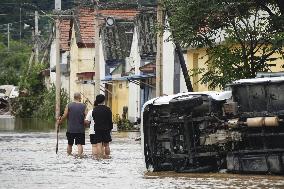 Heavy rain in China