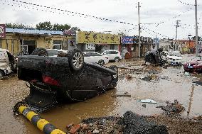Heavy rain in China