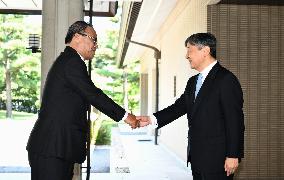Micronesian Pres. Simina in Tokyo