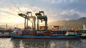 Qingzhou Container Terminal in Fuzhou