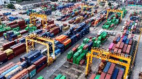 Qingzhou Container Terminal in Fuzhou