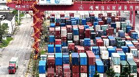 Qingzhou Container Terminal in Fuzhou