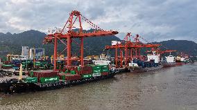Qingzhou Container Terminal in Fuzhou