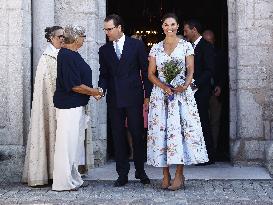 CROWN PRINCESS COUPLE VISBY CATHEDRAL