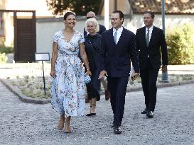 CROWN PRINCESS COUPLE VISBY CATHEDRAL