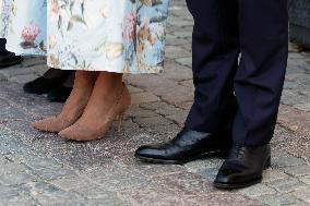 CROWN PRINCESS COUPLE VISBY CATHEDRAL