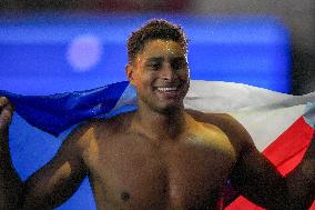 Yohann Ndoye Brouard Wins Bronze in 100 m Backstroke at World Swimming Championships - Singapore
