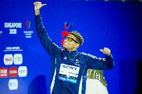 Yohann Ndoye Brouard Wins Bronze in 100 m Backstroke at World Swimming Championships - Singapore