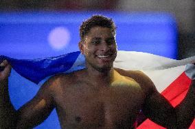 Yohann Ndoye Brouard Wins Bronze in 100 m Backstroke at World Swimming Championships - Singapore