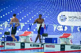 Yohann Ndoye Brouard Wins Bronze in 100 m Backstroke at World Swimming Championships - Singapore