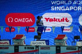 Yohann Ndoye Brouard Wins Bronze in 100 m Backstroke at World Swimming Championships - Singapore