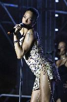 Elodie Shines at Green Valley Pop Fest - Italy